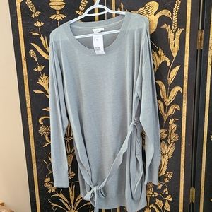 Seafoam green maternity sweater